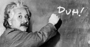 einstein-duh